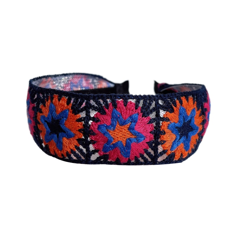 Băng Đô Cài Tóc Đan Móc Hình Hoa Thanh Lịch Cho Nữ