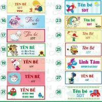 Tem áo tên bé (gắn áo, balo)