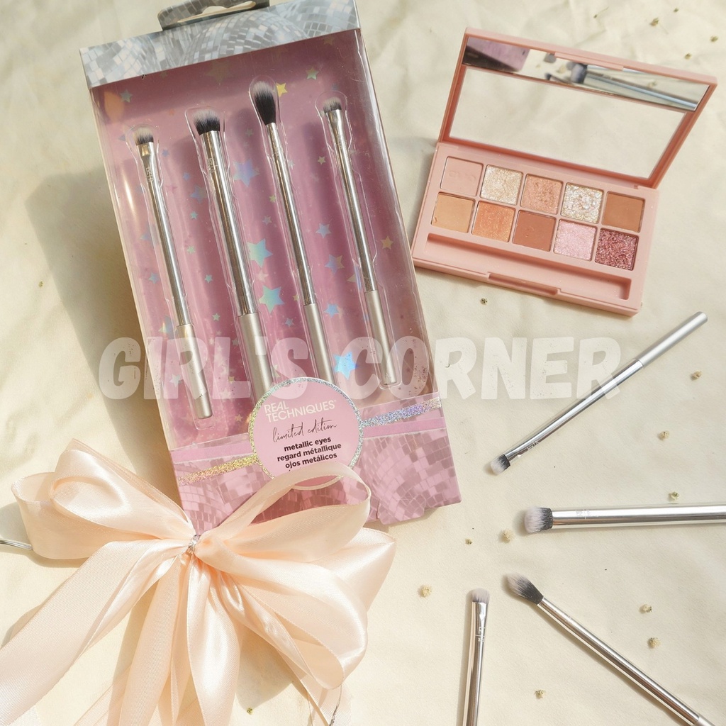 Set Cọ Chuyên Cho Mắt Real Techniques Metallic Eyes
