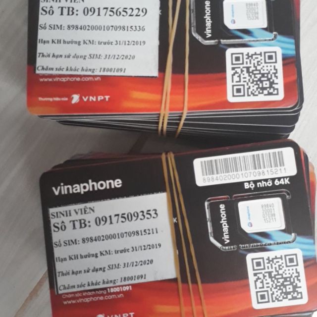 Sim số vinaphone nhận mã code otp