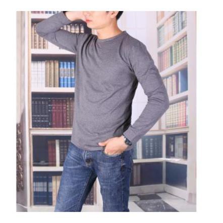 Áo thun thu đông, dài tay cổ tròn nam màu ghi sáng,mềm, mịn, co dãn dễ chịu, chất thoáng mát, thấm mồ hô | BigBuy360 - bigbuy360.vn