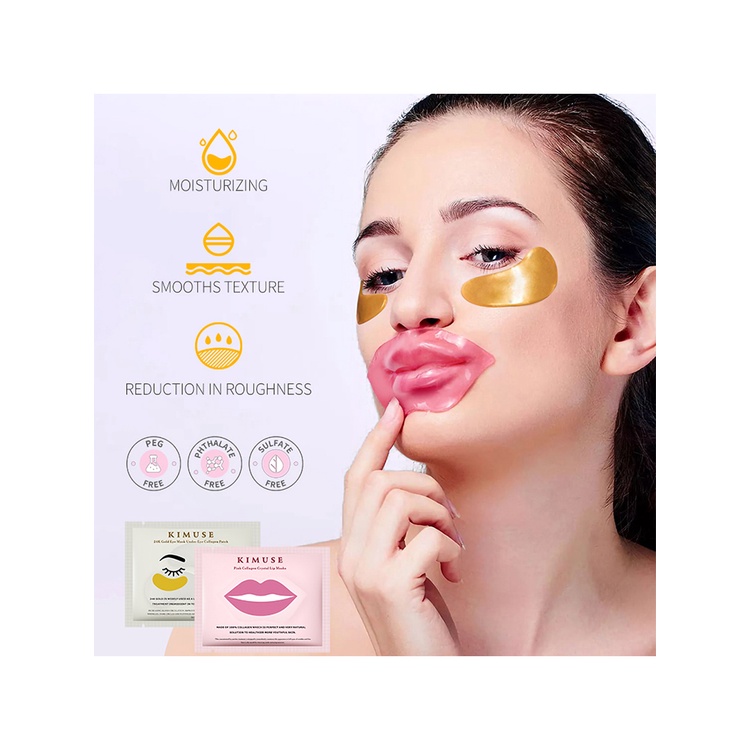 Mặt Nạ Mắt Giảm Thâm Và Dưỡng Ẩm Cho Môi Mặt Nạ Làm Mờ Nếp Nhăn Môi Chăm Sóc Môi Tẩy Tế Bào Chết Cho Môi Mặt Nạ Okase