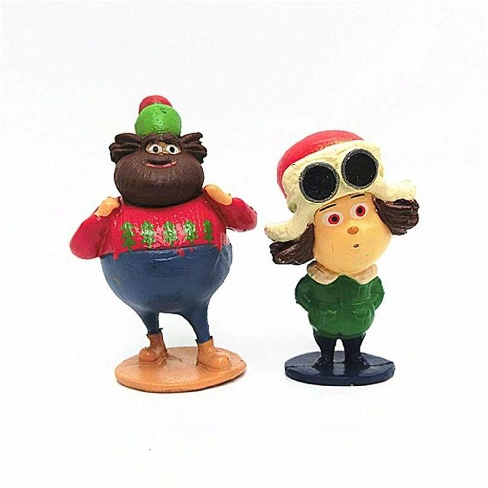 Set 12 Mô Hình Nhân Vật Phim Hoạt Hình Grinch 3-9cm Trang Trí Giáng Sinh