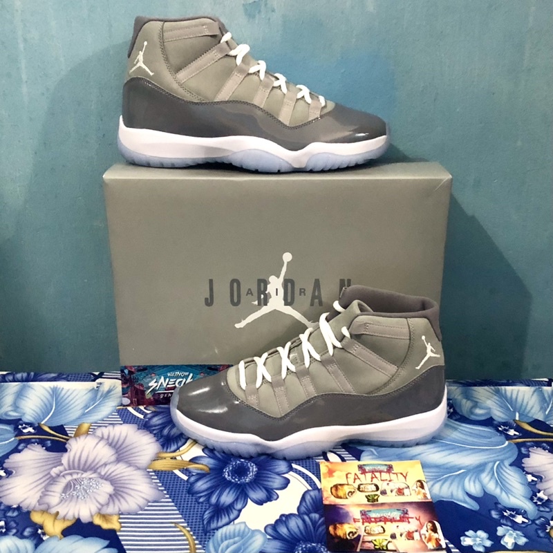 'Giày Cổ Cao' Nike Air Jordan 11 Retro Cool Grey