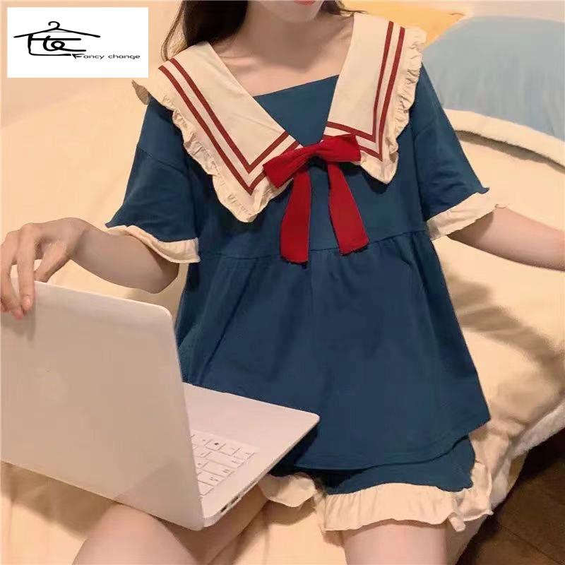 Bộ Đồ Ngủ Tay Ngắn In Hoạt Hình Dành Cho Nữ