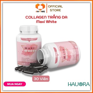 Collagen Trắng Da Tự Nhiên Maxi WHITE HAUORA New Zealand Direct 4Home Store Hỗ Trợ Chống Lão Hóa Sạm Và Nám Da