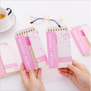 Sổ học từ vựng hoa anh đào