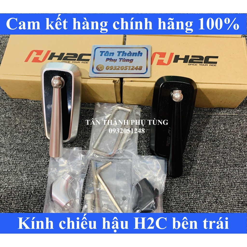 Kính chiếu hậu H2C chính hãng bên trái (giá 1 cái) TanthanhPT