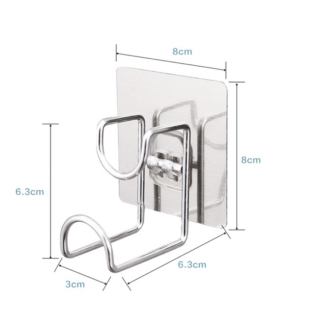 Móc Treo Thớt , Thau, Rổ Dụng Cụ Đa năng Dán Tường