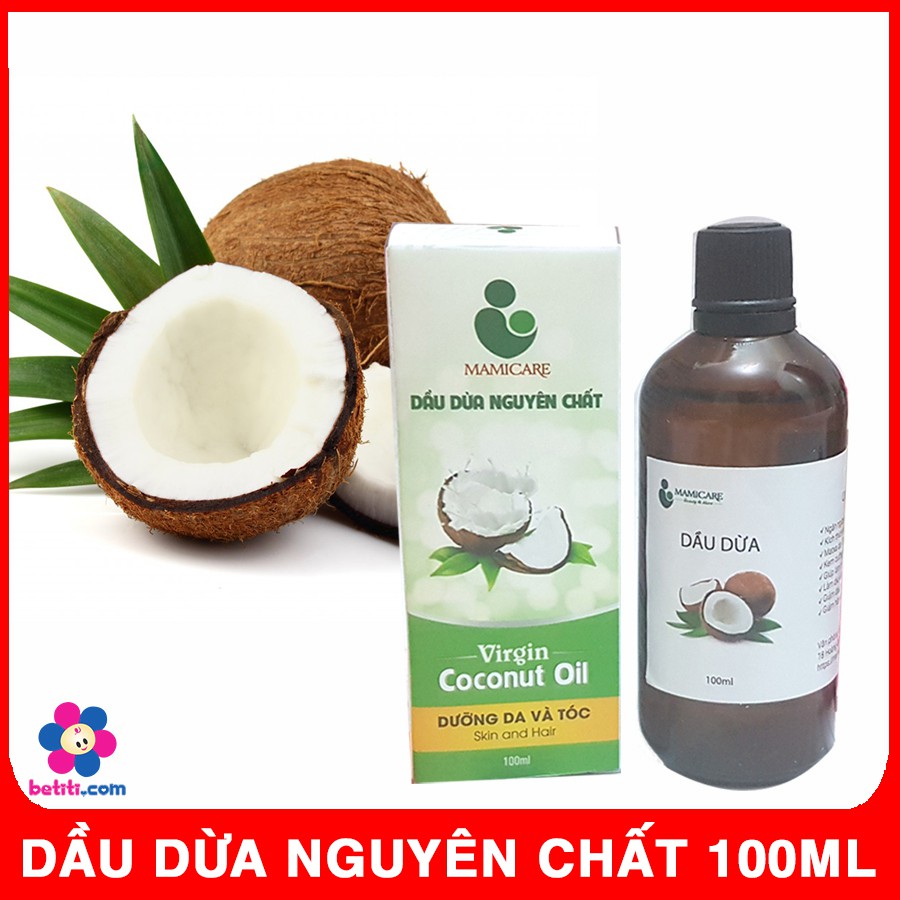 Dầu Dừa Nguyên Chất Ép Lạnh Chai 100ml