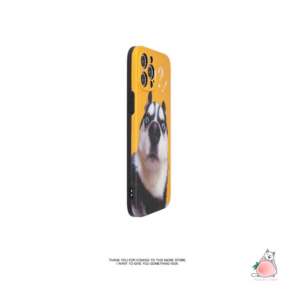 Ốp điện thoại dẻo họa tiết chó Husky dễ thương thích hợp cho IPHONE 13 12 11 PRO MAX XR XS X