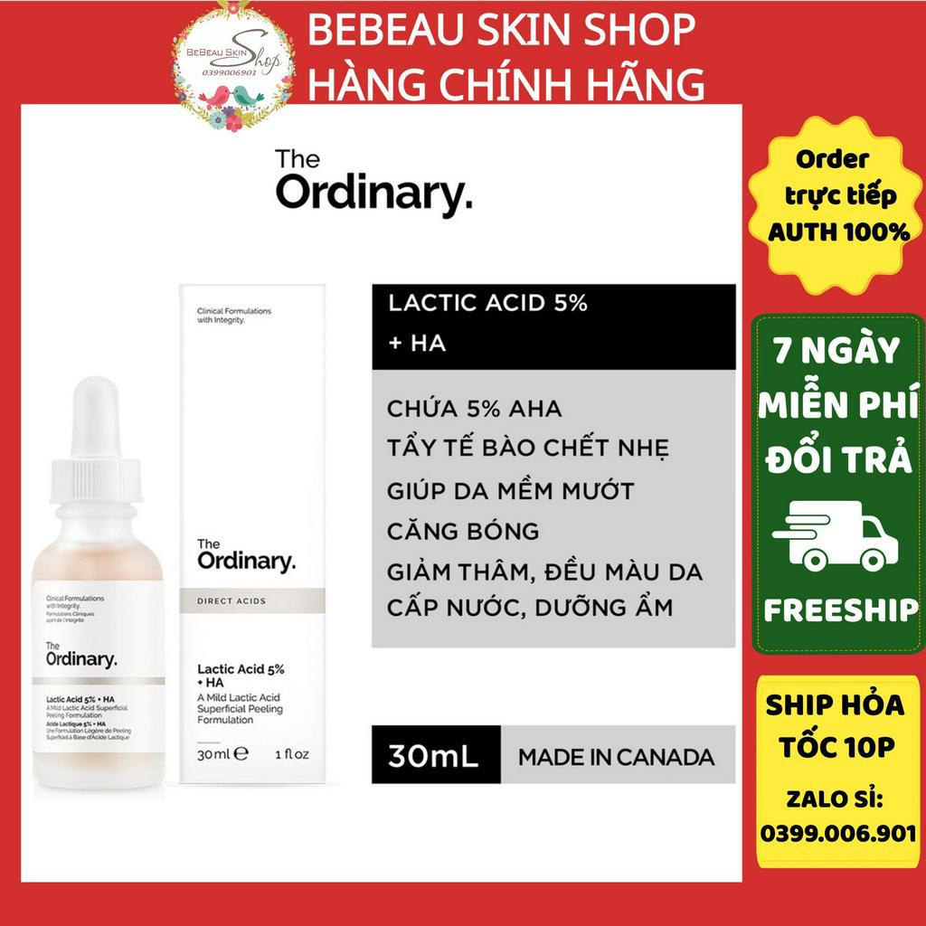 The Ordinary Lactic Acid - Serum The Ordinary Lactic Acid 5% 10% + HA tẩy da chết