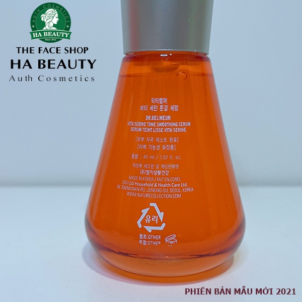 Serum dưỡng trắng da chống lão hóa dưỡng ẩm nám làm sáng da vitamin C The Face Shop Dr Belmeur Vita Serine Serum 45ml