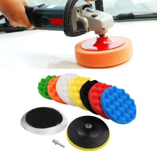 Bộ dụng cụ phớt, mút xốp đánh bóng xe hơi ô tô 4 inch/ 5 inch