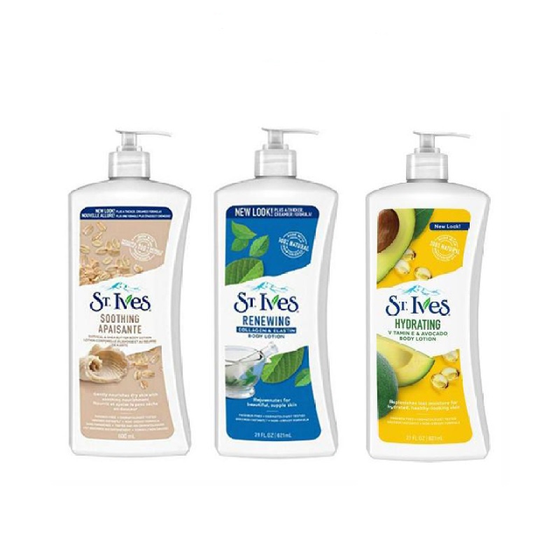 Sữa Dưỡng Thể Toàn Thân ST.IVES 621ml (STIVES)