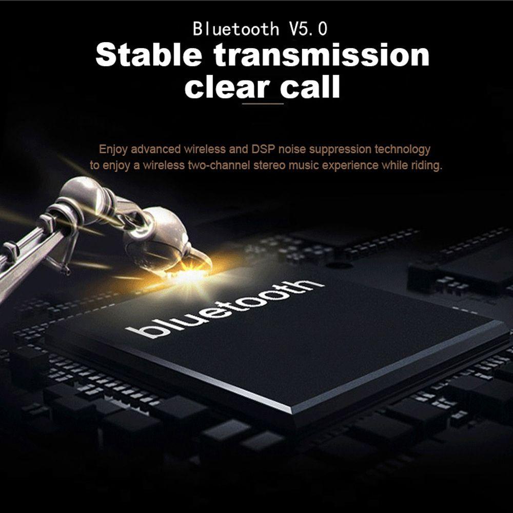 BEBETTERM Bộ Tai Nghe Không Dây Gắn Mũ Bảo Hiểm Chuyên Dụng