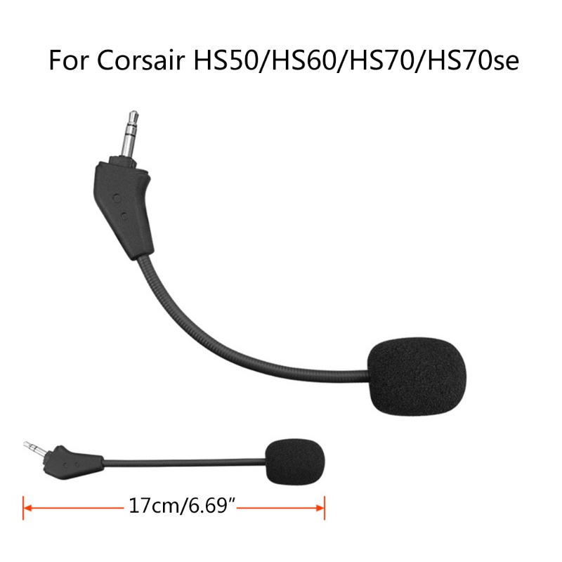 Phụ Kiện Thay Thế Kèm Mic Cho Tai Nghe Chơi Game Corsasair HS50 Pro HS60 Hs70 SE