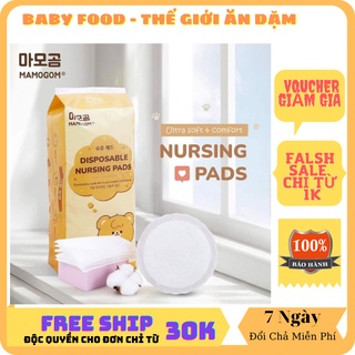 Miếng lót thấm sữa Mamogom Hàn Quốc Bịch 100 Miếng ( BABY FOOD - Thế Giới Ăn Dặm )
