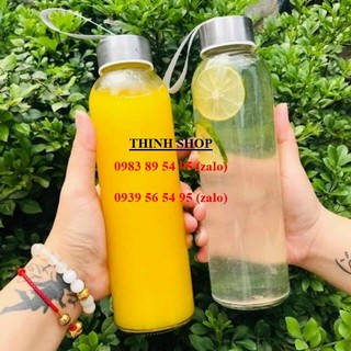bình thủy tinh detox 500ml - bình thủy tinh detox