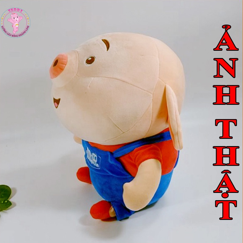 Gấu Bông Heo Tiktok Size To 60Cm Siêu Đáng Yêu Hàng Vải Bông Cao Cấp Xuất Siêu Thị