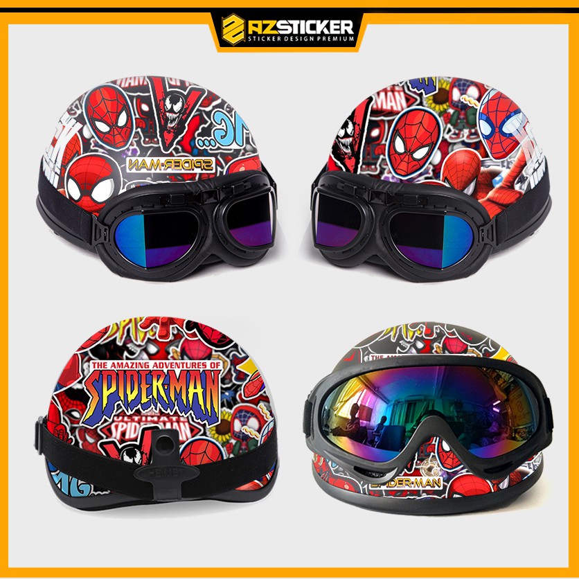 [Set 100+] Sticker Spider Man - Người Nhện | Dán Nón Bảo Hiêm, Điện Thoại, Laptop, Bình Nước...Chống Nước, Chống Bay Màu