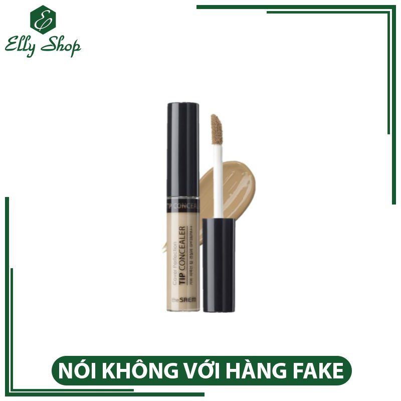 Kem Che Khuyết Điểm The Saem Cover Perfection Tip Concealer #1.5