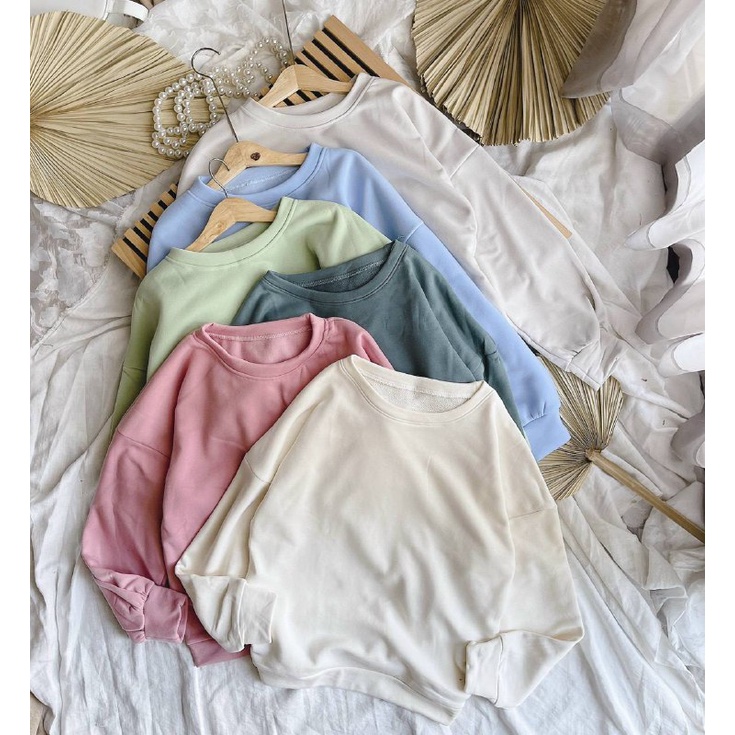 Áo weater nỉ xẻ tà - áo form rộng - áo mặc hằng ngày tiện lợi