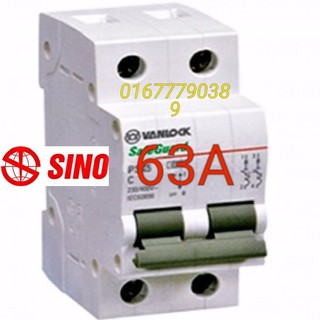 cầu dao tự động  2 pha , CB sino