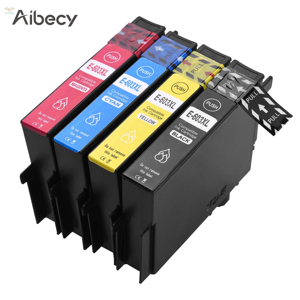 Ready in stock Aibecy 603XL Ink Cartridges Replacement for Epson 603XL 603 XL Compatible with Epson XP-2100/XP-2105/XP-3100/XP-3105/XP-4100/XP-4105 Epson WorkForce WF-2810DWF/WF-2830DWF/WF- 2835DWF/WF-2850DWF Printer, 4 Pack