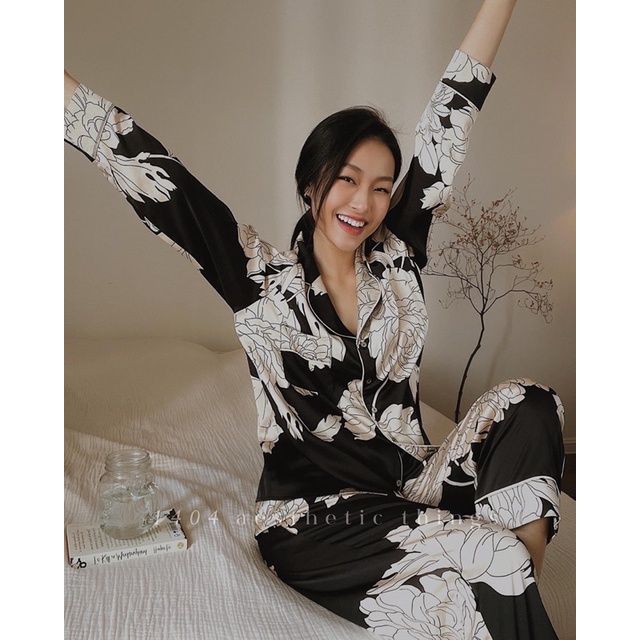 pyjama đồ ngủ dài 1404 Aesthetic Things size XL