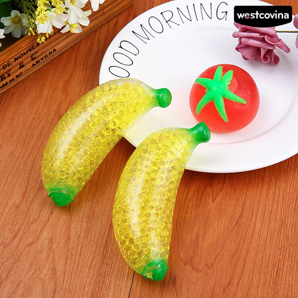 Đồ Chơi Xốp Squishy Giảm Stress Hình Quả Chuối Dễ Thương Cho Bé
