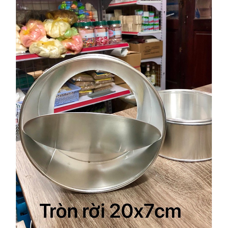 Khuôn nhôm gò tròn rời 20cm