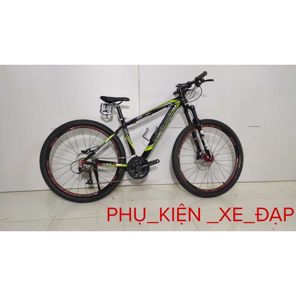 Xe đạp Titantec phanh dầu, phuộc hơi, 27 tốc độ cao cấp