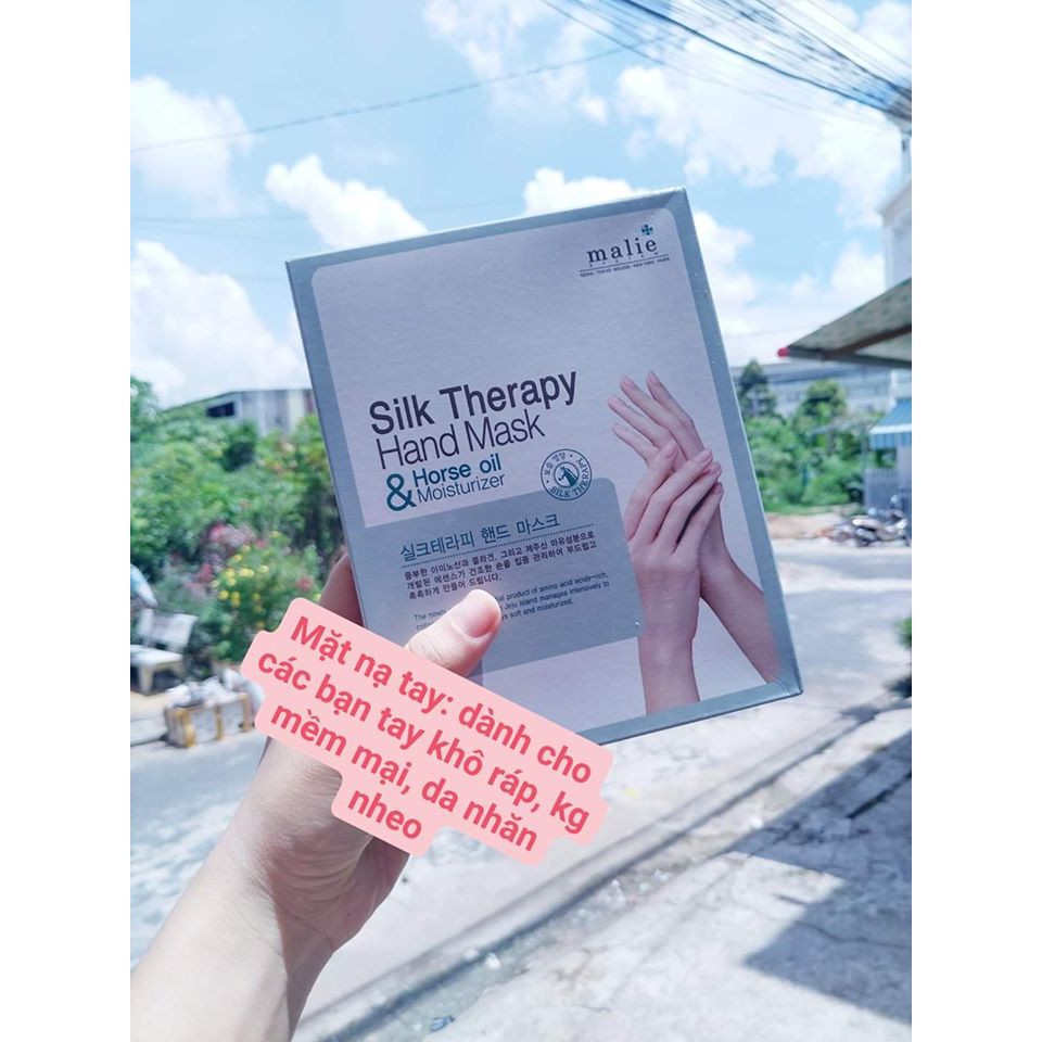 MẶT NẠ DƯỠNG DA TAY VÀ DA CHÂN MALIE SILK THERAPY HAND AND FOOT MASK