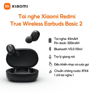Tai nghe không dây Xiaomi Mi True Wireless Earbuds Basic 2 - Hàng Chính Hãng Digiworld