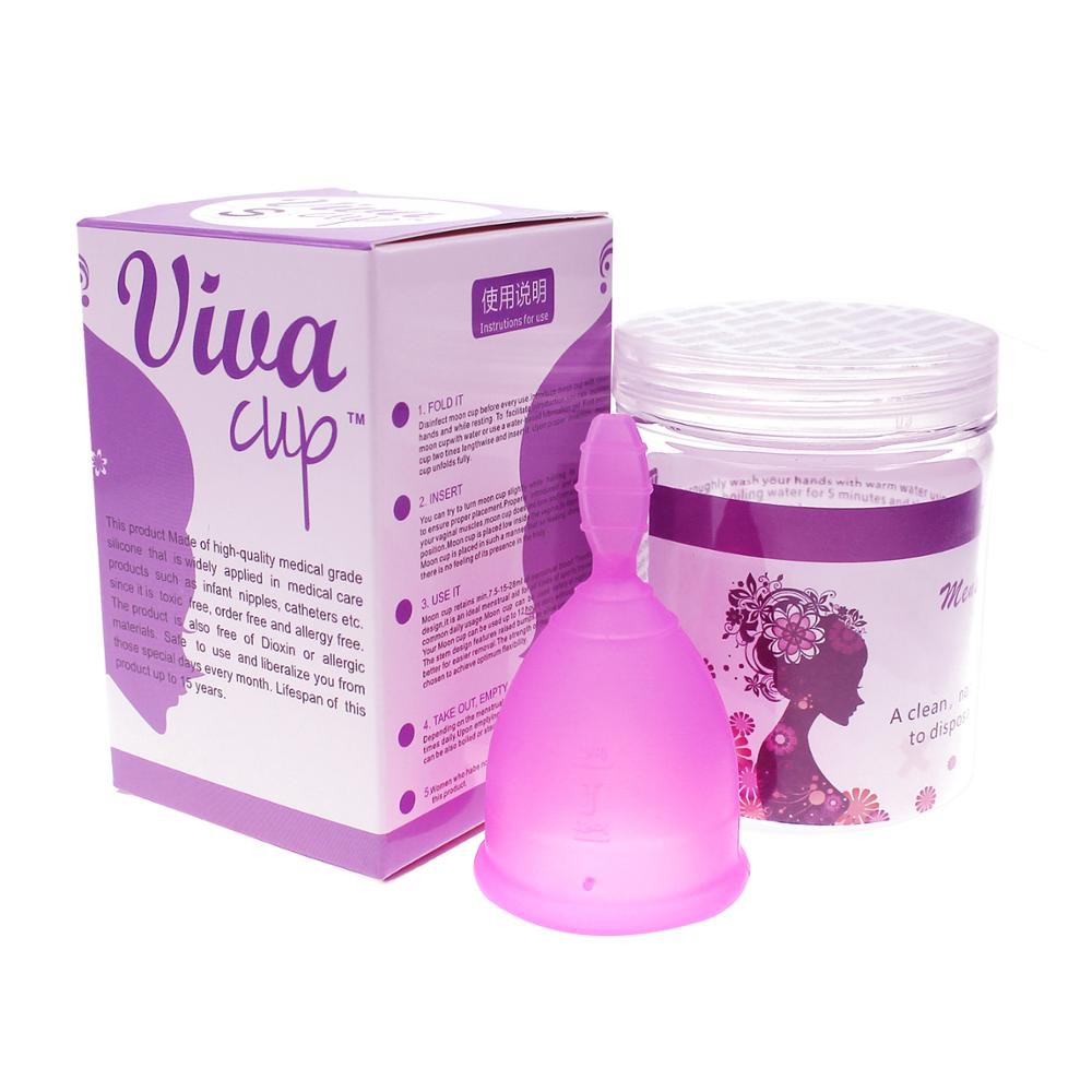 Cốc nguyệt san Vivacup, kèm cốc tiệt trùng xếp gọn