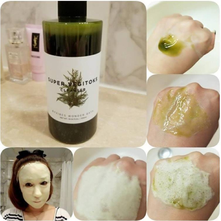 Sữa rửa mặt rau củ quả Super vegitoks cleanser
