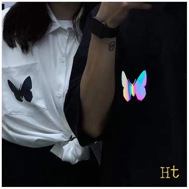 Áo Sơ mi Bướm 7m in túi cộc tay H2K979