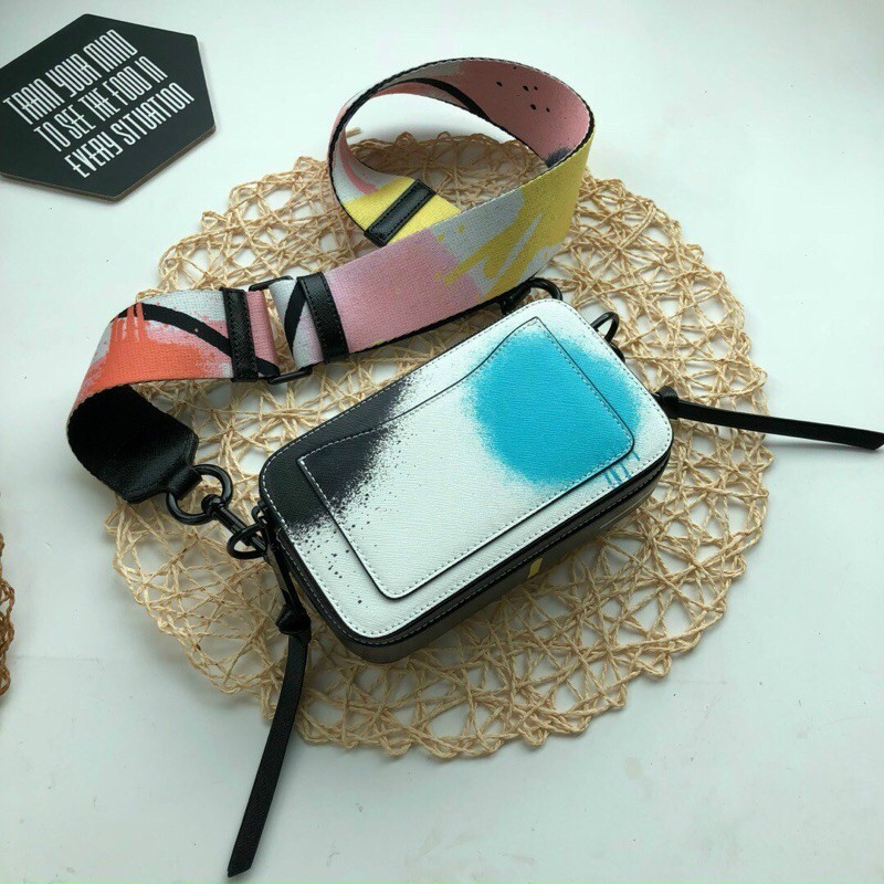 Túi đeo chéo da thật dây bản to