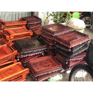 khay trà rồng gỗ cẩm hàng cao cấp