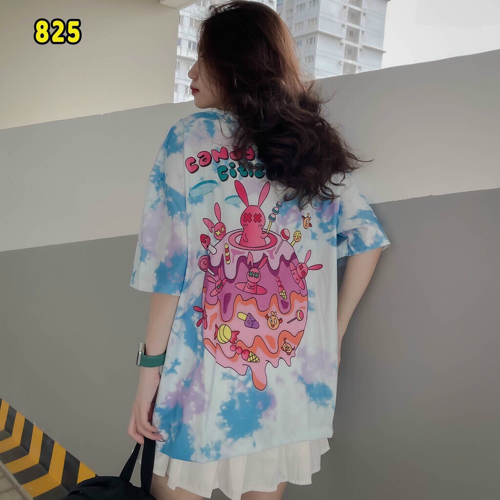Áo Thun Tay Lỡ Nam Nữ THỎ CON Form Rộng Unisex