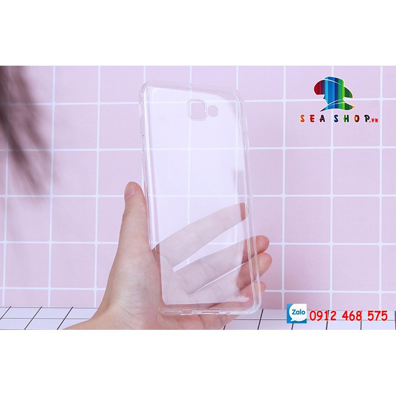 [TẶNG CƯỜNG LỰC]Ốp lưng Samsung Galaxy J7 Prime silicon trong suốt