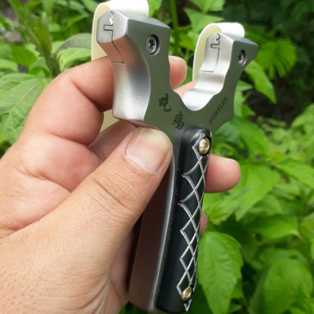 Ná cao su chạc 8cm, đầu chạc 20mm, kẹp đỉnh, ốc m4 vặn kiểu bông mai. Chất liệu thép 440c siêu cứng. NCS8T440