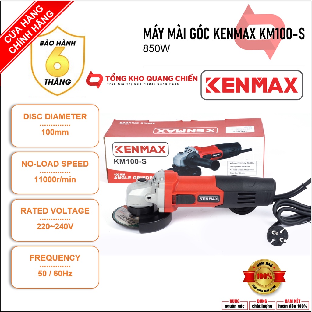 Máy Mài & Cắt KENMAX- KM100S - Sản Xuất Tại Thái Lan Theo Công Nghệ Nhật Bản.