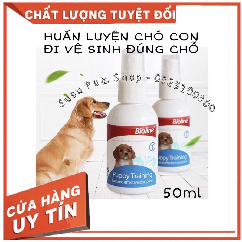 Xịt Hướng Dẫn Cún Đi Vệ Sinh Đúng Chỗ- Bioline