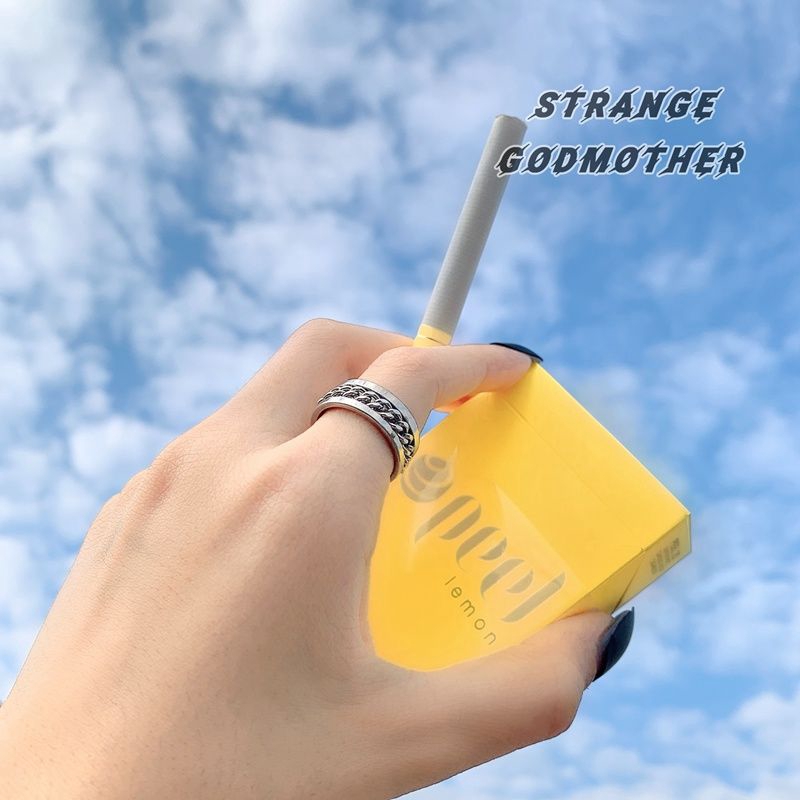 Nhẫn gắn dây xích kiểu cá tính thời trang cho nam nam