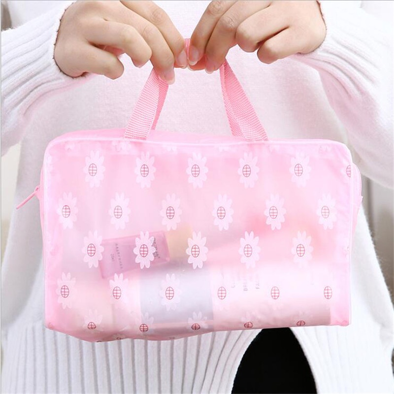 Túi đựng mỹ phẩm bằng pvc chống thấm nước tiện dụng khi đi du lịch