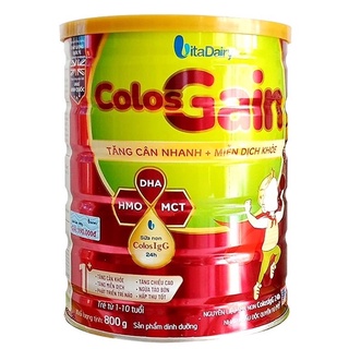 Sữa tăng cân nhanh,miễn dịch khỏe -sữa bột colos gain 800g