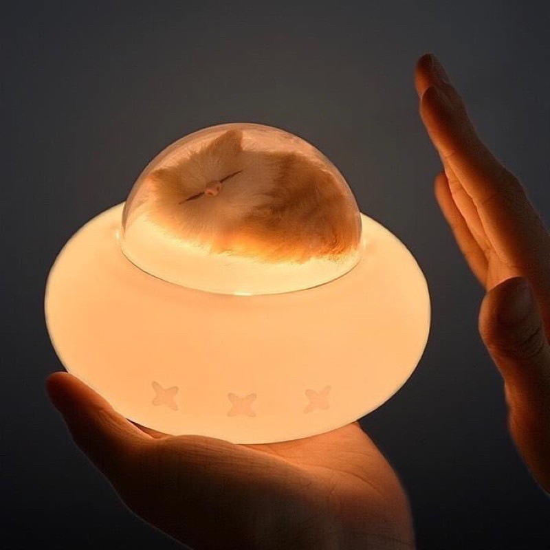 Đèn ngủ silicon PET UFO ❤️Freeship - ảnh thật⚡️ đèn ngủ dễ thương món quà sáng tạo