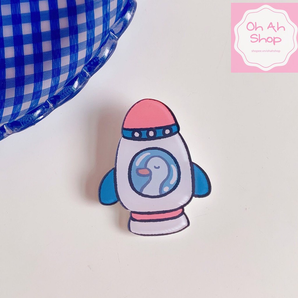 🍓 Sticker đính balo, cài balo túi hình thú siêu dễ thương